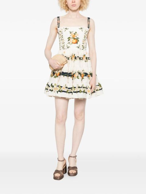 Agua By Agua Bendita floral-print mini dress - Neutrals - zdjęcie produktu nr 2