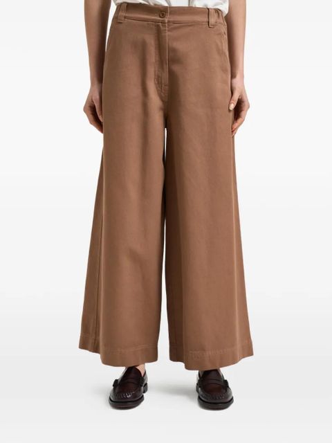 Weekend Max Mara Ariete button pocket trousers - Brown - zdjęcie produktu nr 1