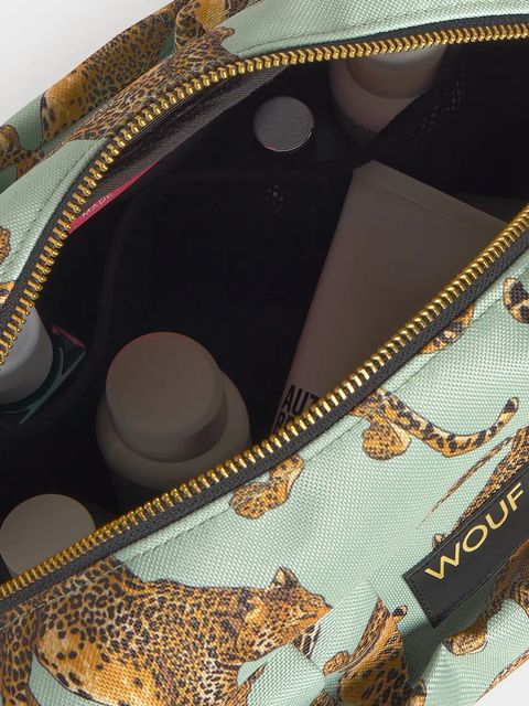 WOUF kosmetyczka podróżna Emerald Leopard 29 x 13 x 18 cm - zdjęcie produktu nr 2