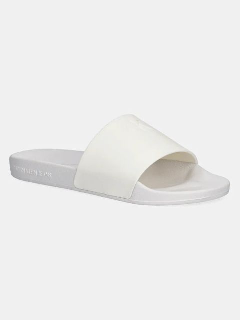 Calvin Klein Jeans klapki SLIDE MONOGRAM TPU damskie kolor biały YW0YW01715