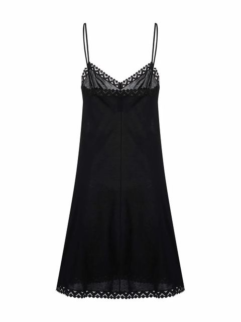 ERES Unique lace-trimmed slip dress - Black - zdjęcie produktu nr 2