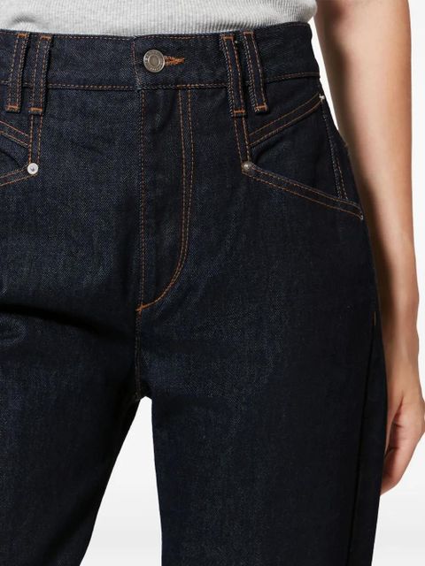 ISABEL MARANT Belvia pocket flared jeans - Blue