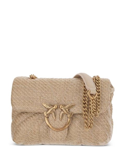 PINKO raffia cross body bag - Neutrals - zdjęcie produktu nr 1