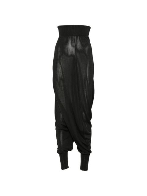 Paloma Wool fine-knit drop-crotch trousers - Black - zdjęcie produktu nr 1