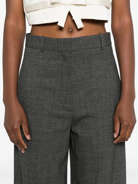 SANDRO flat-front tailored trousers - Grey - zdjęcie produktu nr 2