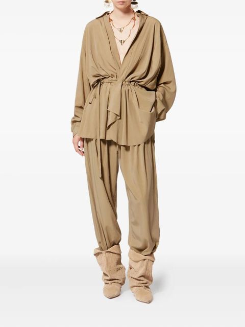 ISABEL MARANT Keren drawstring detail jacket - Neutrals - zdjęcie produktu nr 2