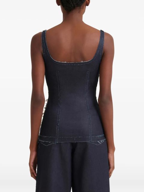 Marni denim corset top - Blue - zdjęcie produktu nr 2