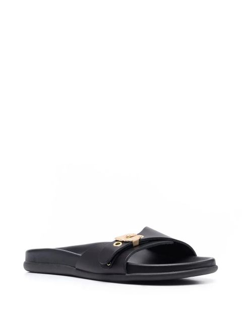 Ancient Greek Sandals Odi open-toe slides - Black