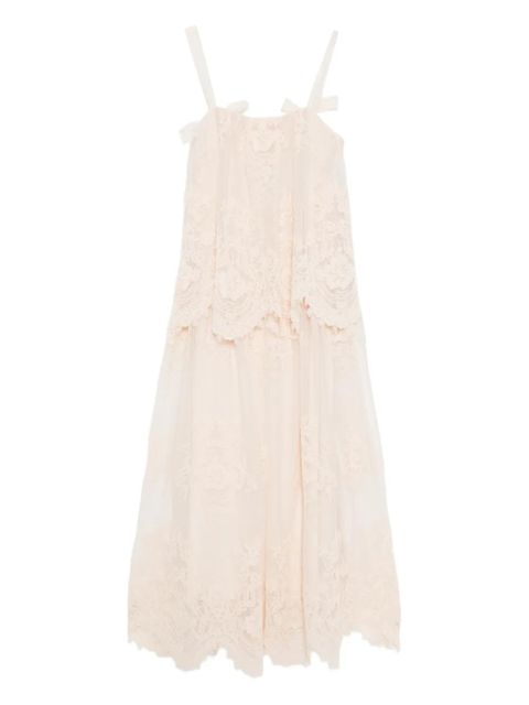 ZIMMERMANN floral-embrodairy dress - Neutrals - zdjęcie produktu nr 1
