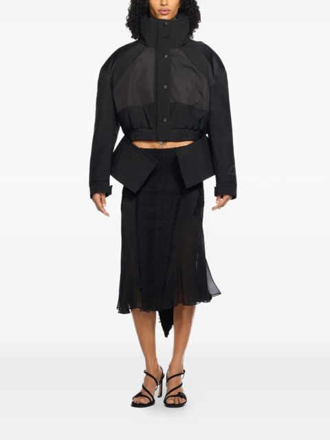 Off-White Tweed Star midi skirt - Black - zdjęcie produktu nr 2
