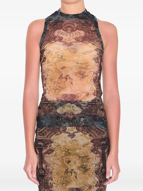 Jean Paul Gaultier Médaillon tank top - Black - zdjęcie produktu nr 1