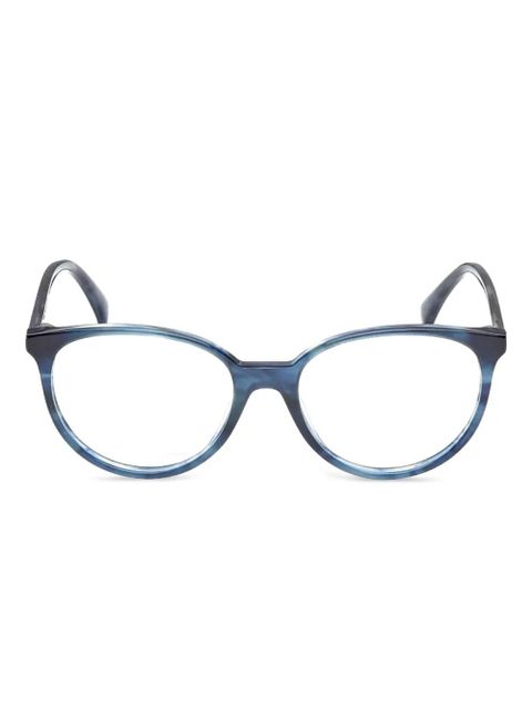 Max Mara Eyewear round-frame glasses - Blue - zdjęcie produktu nr 1