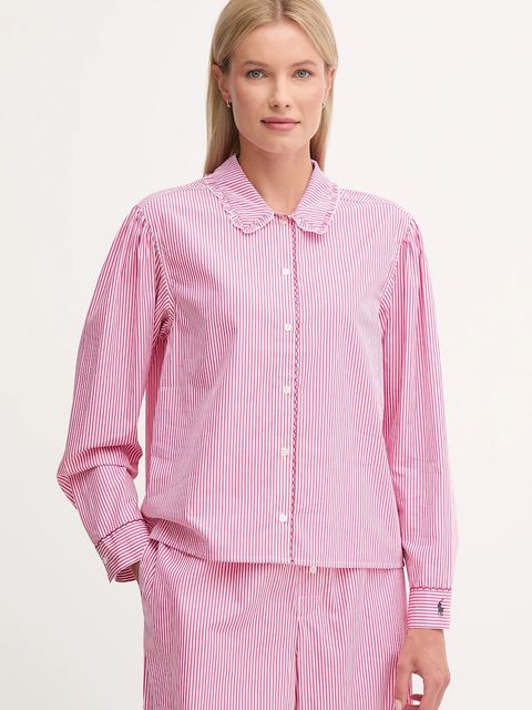 Polo Ralph Lauren piżama bawełniana damska kolor różowy bawełniana 4P0374 - zdjęcie produktu nr 2