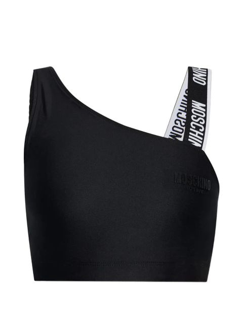 Moschino one-shoulder sports top - Black - zdjęcie produktu nr 1