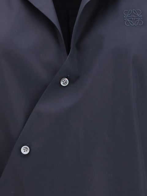 LOEWE asymmetric cotton shirt - Blue