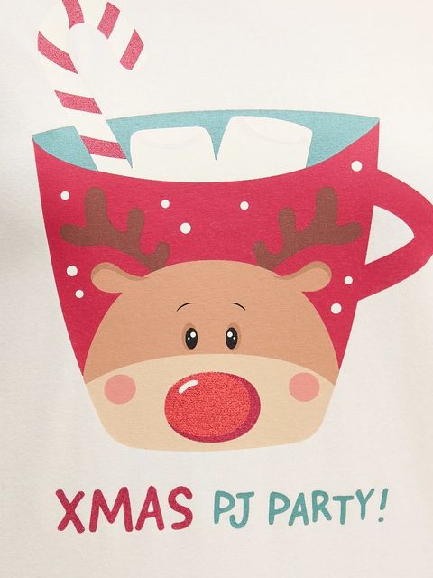 United Colors of Benetton longsleeve piżamowy damska kolor beżowy 3DKE3M07Y