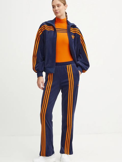 adidas Originals spodnie dresowe welurowe 70s Velour Track Pant - zdjęcie produktu nr 1