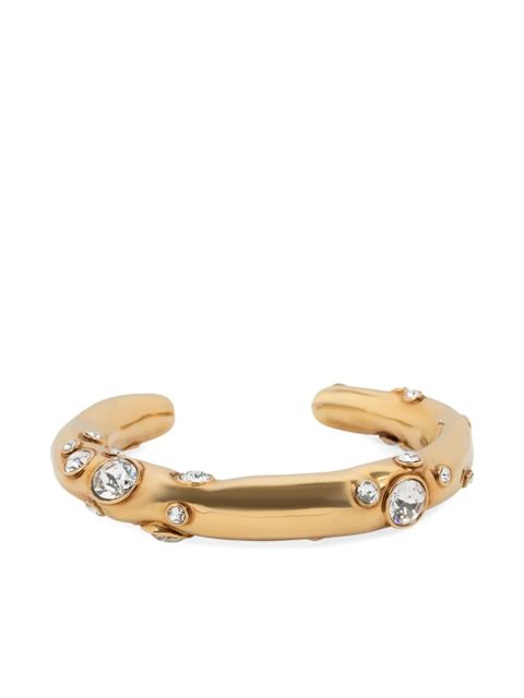 DRIES VAN NOTEN crystal-embellished cuff bracelet - 954 GOLD - zdjęcie produktu nr 1