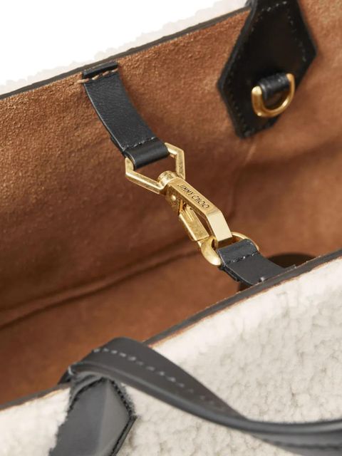 Jimmy Choo small Diamond tote bag - White