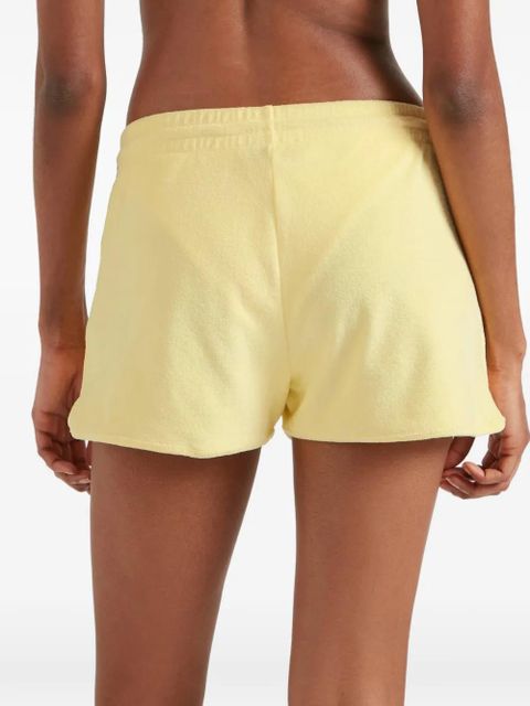 Hunza G towelling drawstring shorts - Yellow