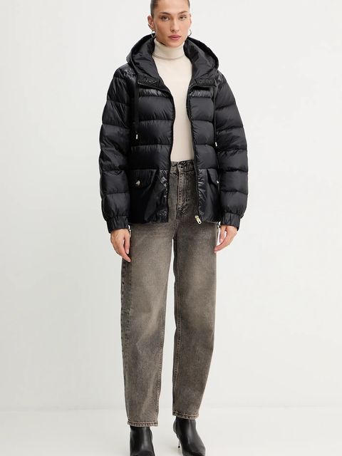 Liu Jo kurtka kolor czarny przejściowa TF5003.T9804