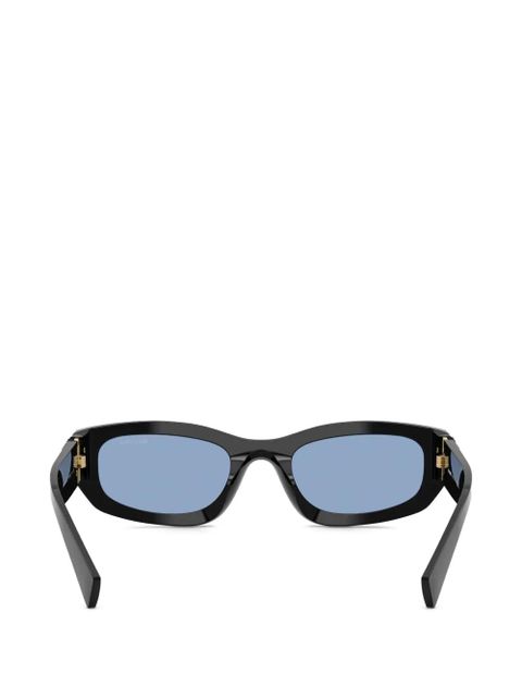 Miu Miu Eyewear logo-detail sunglasses - Black