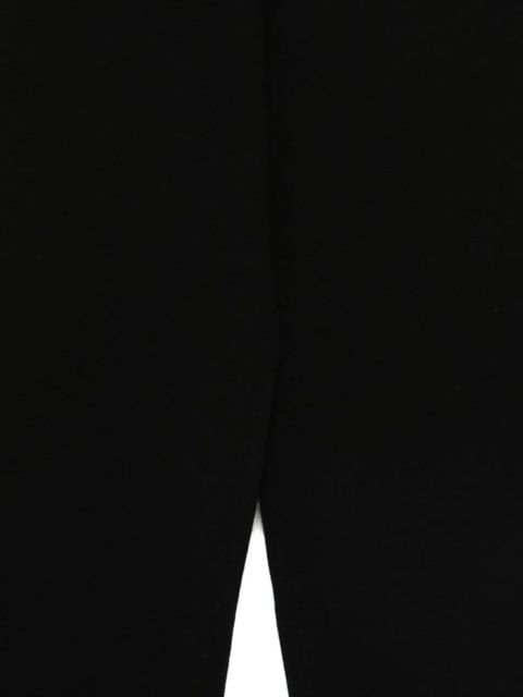 Aya Muse striped track pants - Black