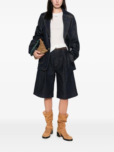 Miu Miu cotton label mini dress - White - zdjęcie produktu nr 2