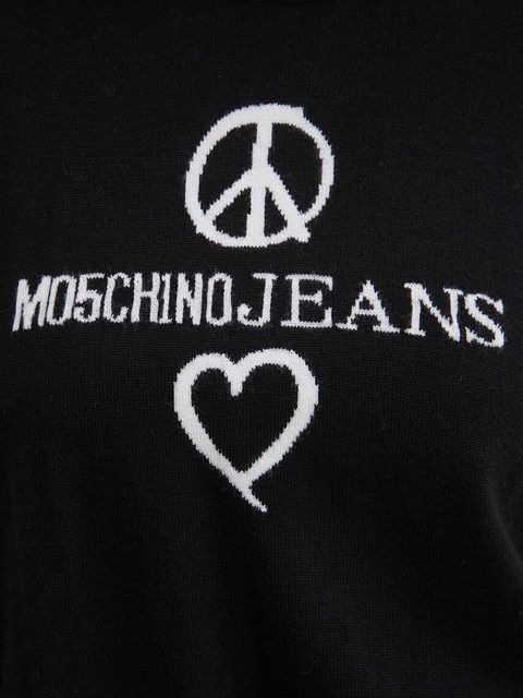 Moschino Jeans sweter wełniany