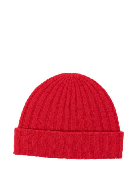 TOTEME ribbed cashmere beanie - Red - zdjęcie produktu nr 2