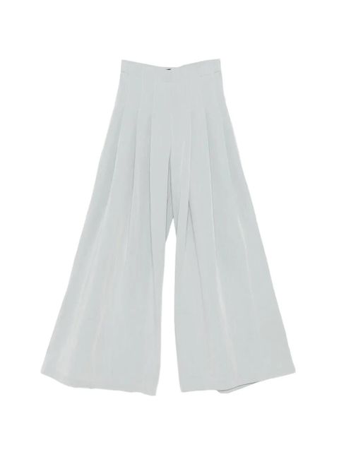 Eleh pleated palazzo pants - Blue - zdjęcie produktu nr 1