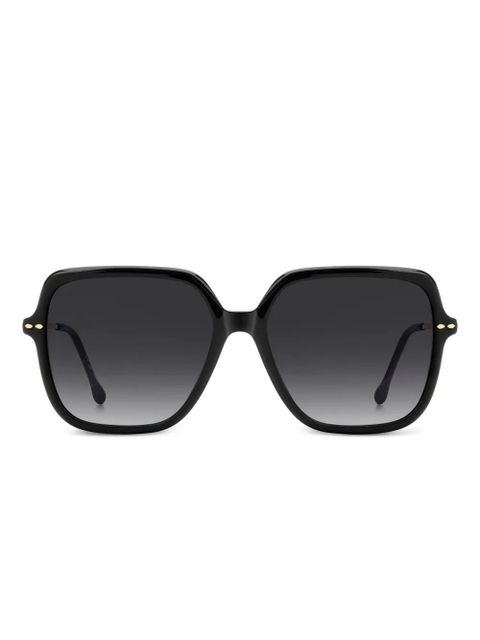Isabel Marant Eyewear square-frame sunglasses - Gold - zdjęcie produktu nr 1