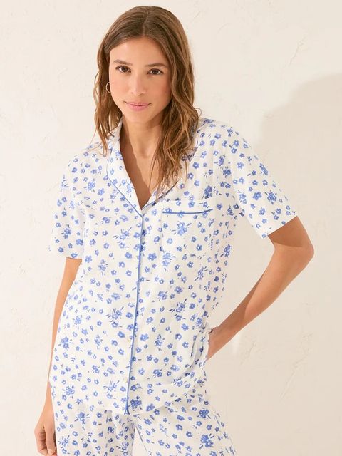 women'secret piżama bawełniana damska kolor biały bawełniana 3139889 - zdjęcie produktu nr 1