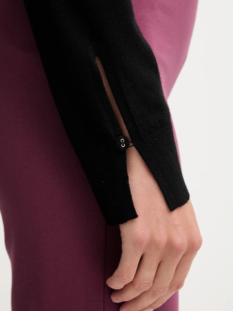 United Colors of Benetton sweter damski kolor czarny lekki 1W2AD10E0