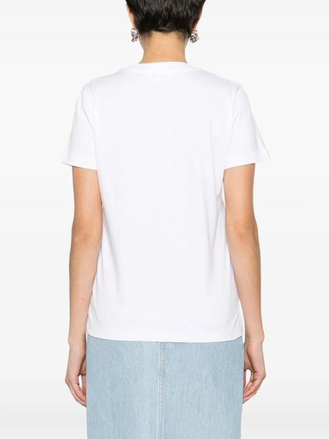 Alexander McQueen logo-print cotton T-shirt - White