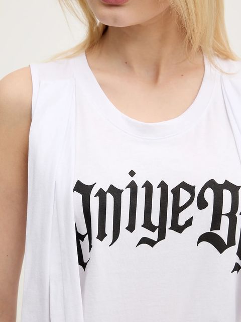 Aniye By top bawełniany kolor biały 185652