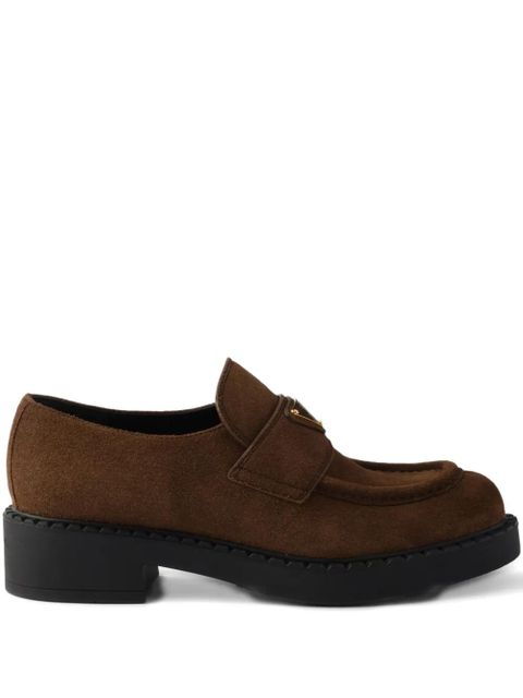 Prada suede loafers - Brown