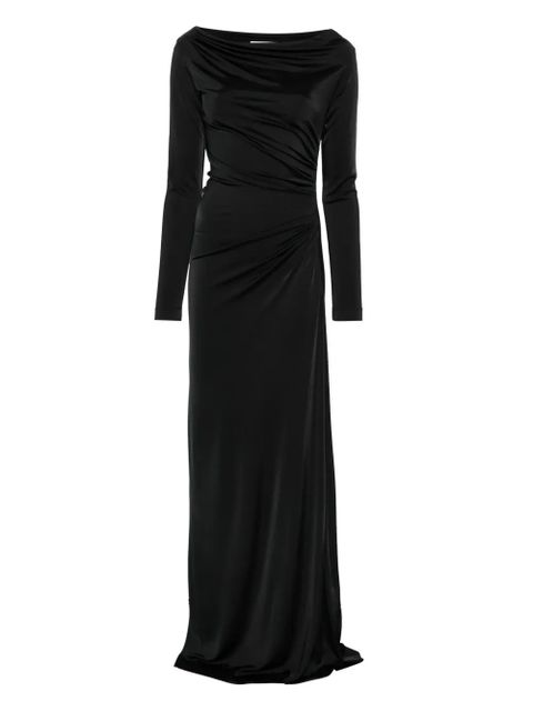 Victoria Beckham cowl-neck draped maxi dress - Black - zdjęcie produktu nr 1
