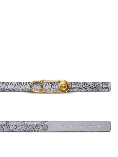 Versace Medusa-head leather belt - Grey - zdjęcie produktu nr 2
