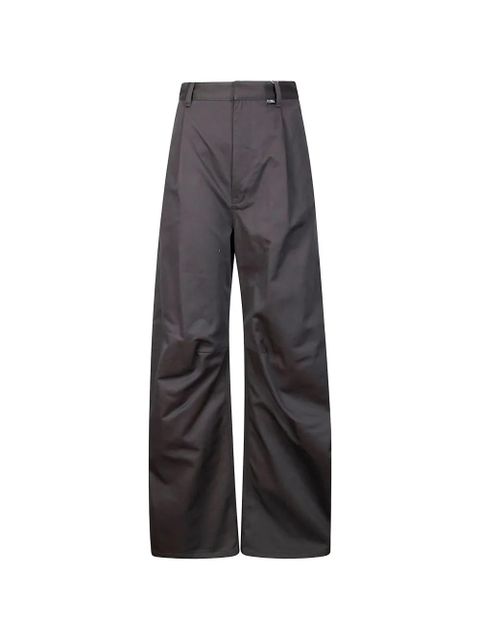 MM6 Maison Margiela pleated trousers - Grey - zdjęcie produktu nr 1