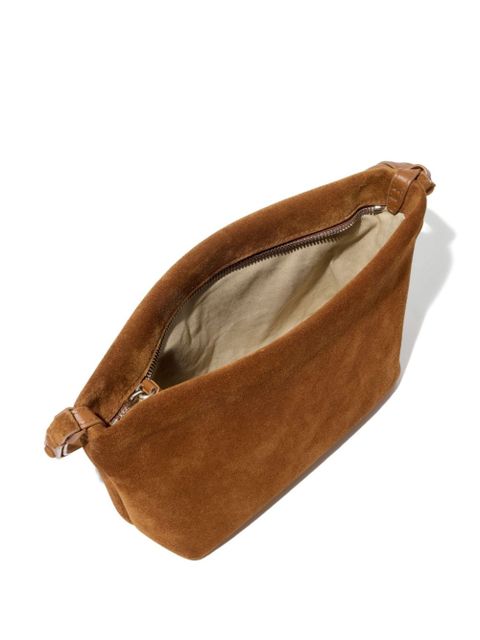 Proenza Schouler Bond suede shouler bag - Brown