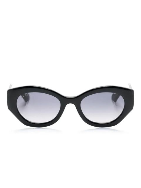 Gucci Eyewear butterfly-frame sunglasses - Black - zdjęcie produktu nr 1