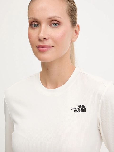 The North Face t-shirt sportowy Shadow damski kolor beżowy NF0A8E1DQLI1