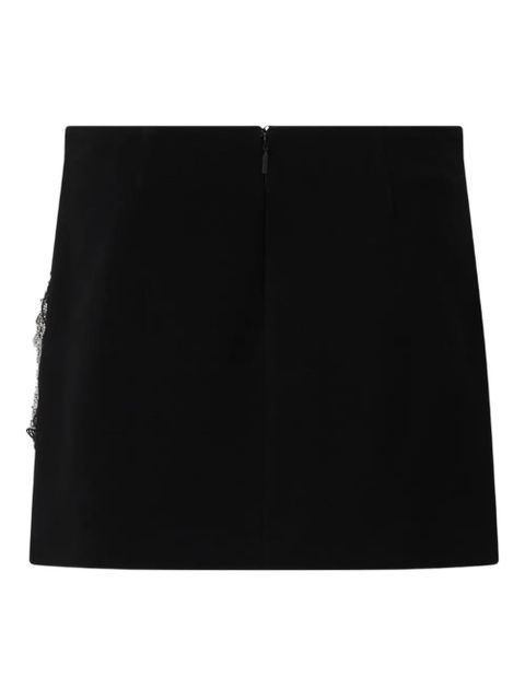 PINKO rose-embellished mini skirt - Black - zdjęcie produktu nr 2