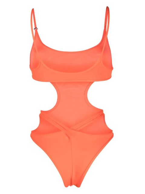 The Attico open-back cutout swimsuit - Orange - zdjęcie produktu nr 2
