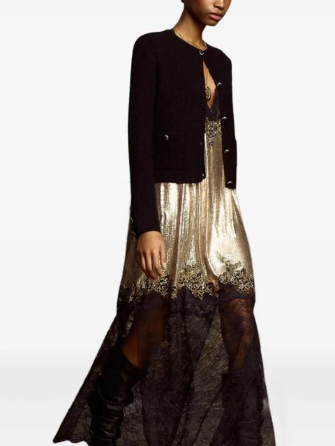 Rabanne lace mid-length dress - Gold