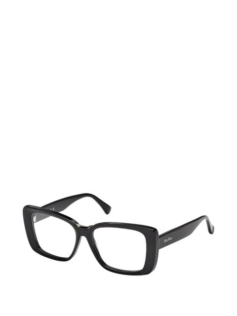 Max Mara Eyewear rectangle-frame glasses - Black - zdjęcie produktu nr 2