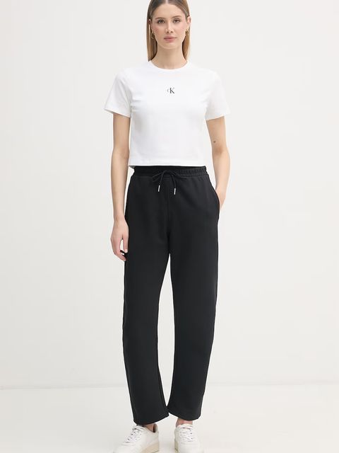 Calvin Klein Jeans t-shirt basic bawełniany z elastanem - zdjęcie produktu nr 1