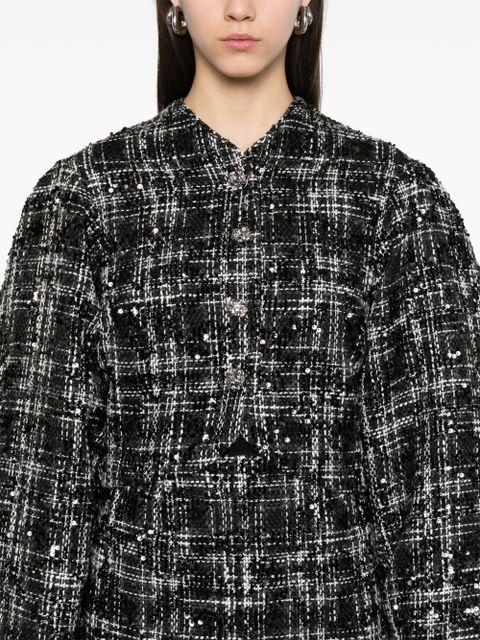 ROTATE BIRGER CHRISTENSEN bouclé jacket - Black