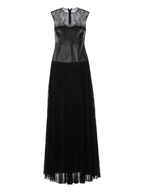 Valentino Garavani lace-panel corset-design gown - Black - zdjęcie produktu nr 1